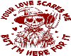 Scarecrow V Day Sticker