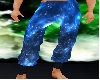 Blue space pants