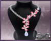 Blue Floral Necklaces
