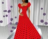 Spanish Magic Red Gown