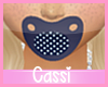Childs Navy Polka Paci