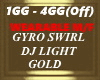DJ LIGHTS, GS,GOLD, M/F