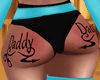 Daddy Butt Tattoo 