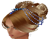 Updo with blue gems