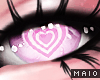 🅜LOVE: pink heart eye