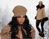 WINTER suede beret