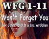 WON`T FORGET YOU