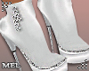 Mel- White Winter Boots
