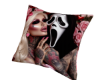 ghost face bimbo pillow