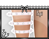 ♥ Spiked Thigh White