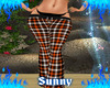 *SW* Orange Plaid Flares