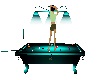 (CL) Blue Pool Table