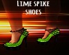 *S* Lime Spike Shoes