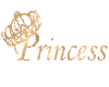Princess w/glitter