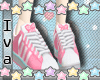 Iv! pink shoes kawaii