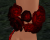 Dark Red Ankle Roses R