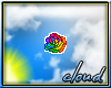 [C] Rainbow Rose sticker
