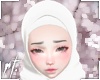 ¤ white hijab