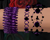 purple black bracelets L