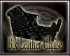 {ARU} Blk Leather Chaise