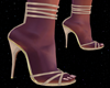 Tan Stiletto Strap Ankle