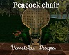 whicker peacock chair