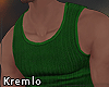 Tank Top Fitted Green