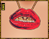f Lips Necklace