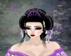 Geisha Hair Blk Lilly