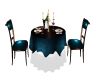 teal table for two