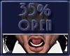 Open Mouth 35%