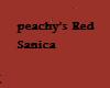 Peachys red sancia