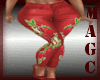 Red strawberries leather