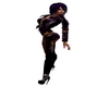 Dk.Purple Spiked Boots