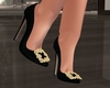 TA Black and Gold Heel