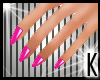 K- Pink Dainty Nails