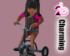 lil black girl on bike
