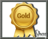 Gold Package Sticker