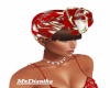 Red/White Headwrap