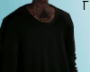 T| Long Sweater blk