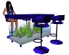 Blue Fish Tank Table/Bar