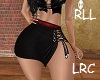 Sexy Skirt Black Red RLL