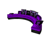 Purple/Blk Dragons Couch