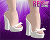 K- Pralin White Heels