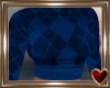 Bluish Argyle Sweater