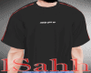 |A| T-shirt Male Black
