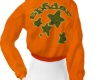 label set orange hoodie