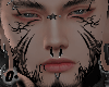O~ Xtinction Face tattoo