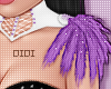 !!D Collar Purple