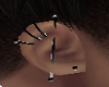 Black Ear Piercings